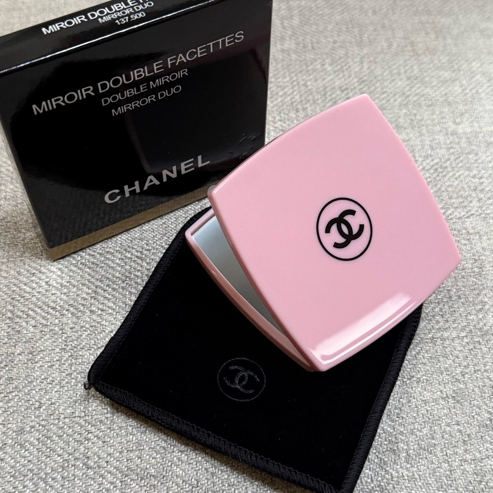 Chanel Pink Compact Mirror